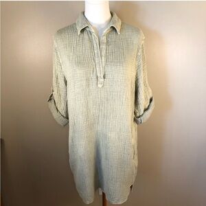 Elan Light Olive Tunic Top- NWT